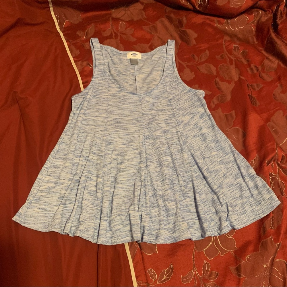 Old Navy Light Blue Flowy Tank Top